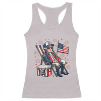 Proud American George Washington Patriotic Racerback Tank Top