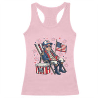 Proud American George Washington Patriotic Racerback Tank Top