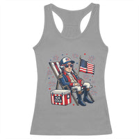 Proud American George Washington Patriotic Racerback Tank Top