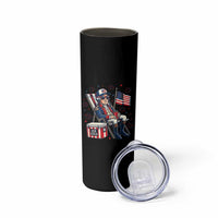 Proud American George Washington Patriotic Skinny Tumbler
