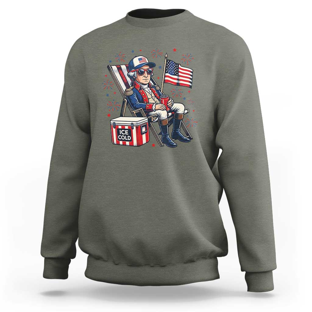 Proud American George Washington Patriotic Sweatshirt