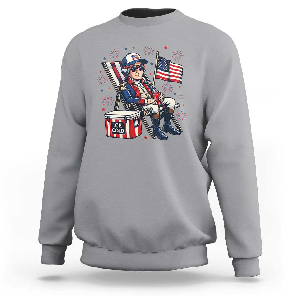 Proud American George Washington Patriotic Sweatshirt