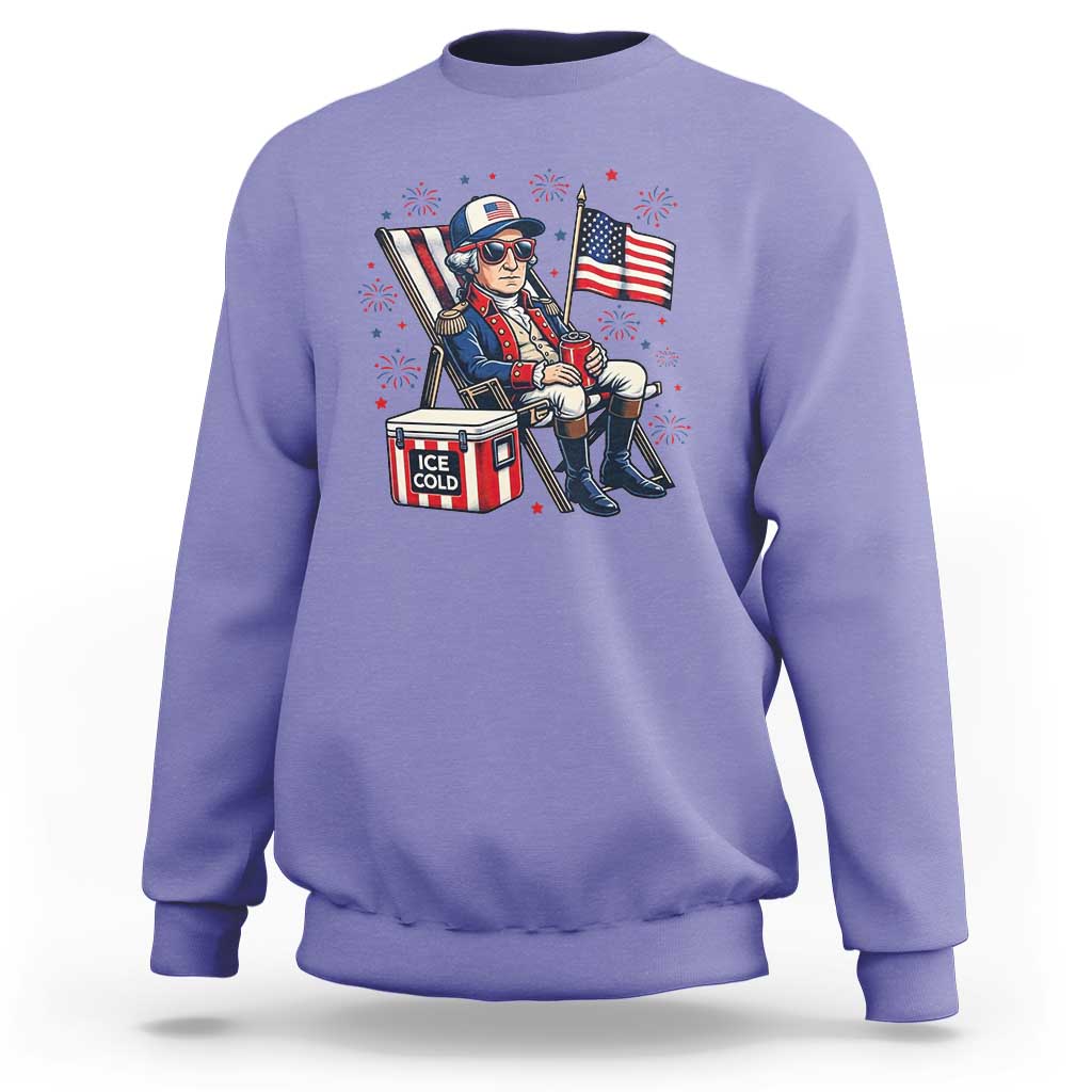 Proud American George Washington Patriotic Sweatshirt