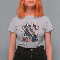 Proud American George Washington Patriotic T Shirt For Women
