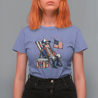 Proud American George Washington Patriotic T Shirt For Women