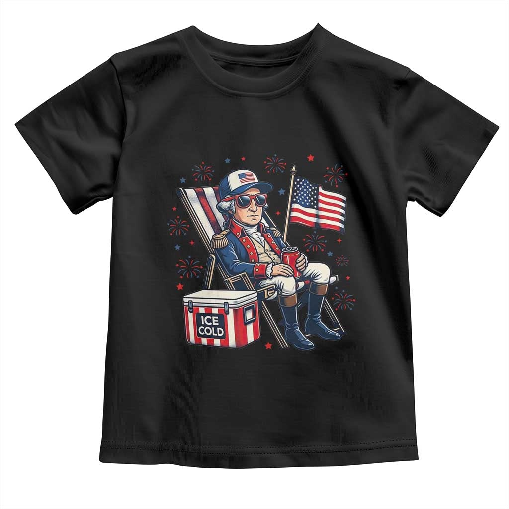 Proud American George Washington Patriotic Toddler T Shirt