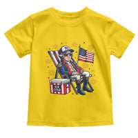 Proud American George Washington Patriotic Toddler T Shirt