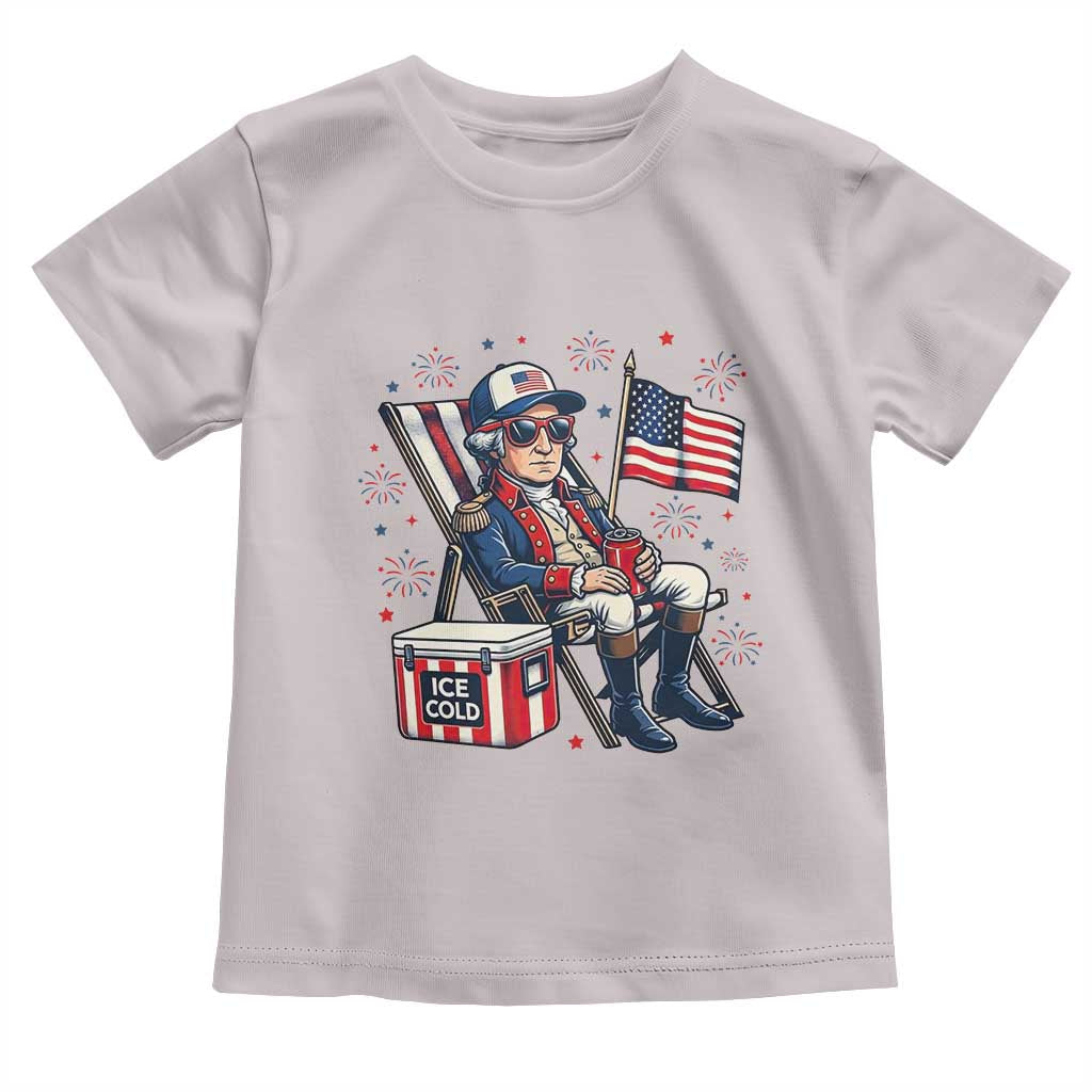 Proud American George Washington Patriotic Toddler T Shirt