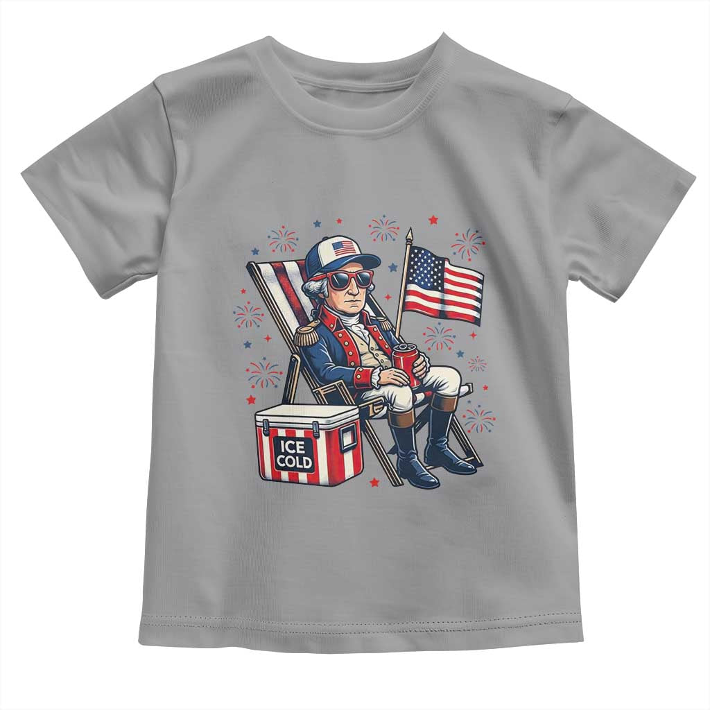 Proud American George Washington Patriotic Toddler T Shirt