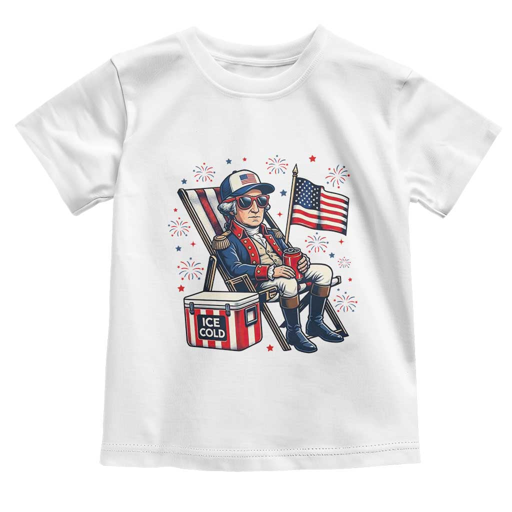 Proud American George Washington Patriotic Toddler T Shirt