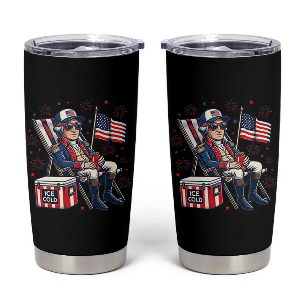 Proud American George Washington Patriotic Tumbler Cup