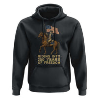 George Washington Hoodie Riding Into 250 Years Of Freedom