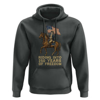 George Washington Hoodie Riding Into 250 Years Of Freedom
