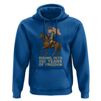 George Washington Hoodie Riding Into 250 Years Of Freedom
