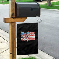 Patriotic American Flag Bow Garden Flag Gift For Women