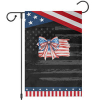 Patriotic American Flag Bow Garden Flag Gift For Women