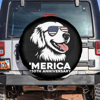 Merica Golden Retriever Lover Spare Tire Cover 250th Anniversary Gift