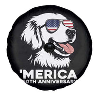 Merica Golden Retriever Lover Spare Tire Cover 250th Anniversary Gift