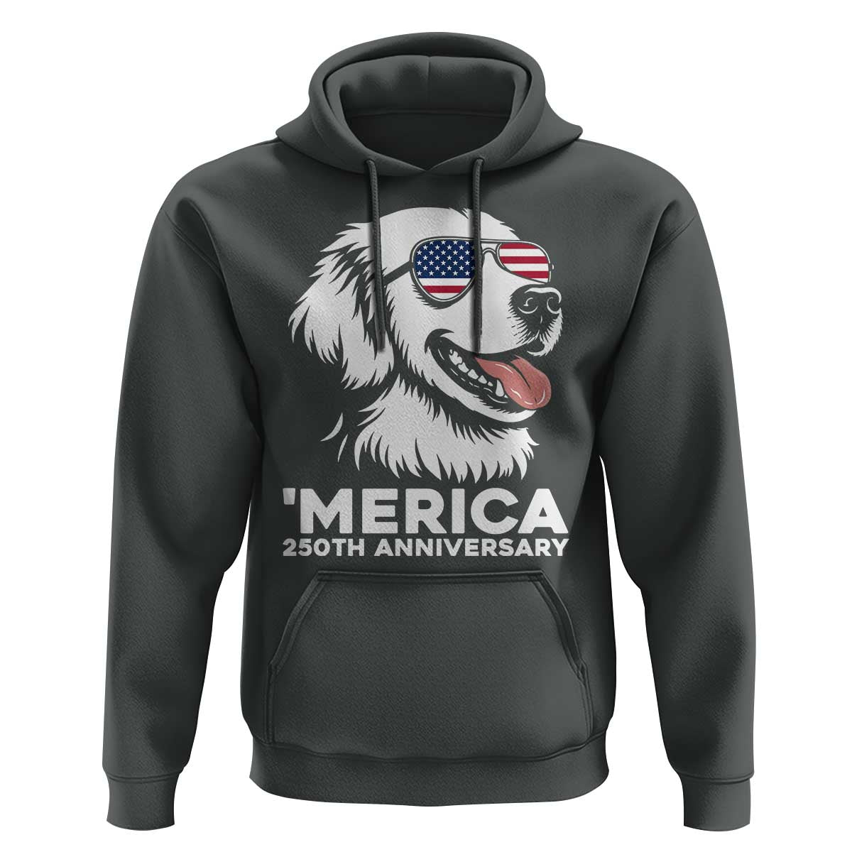 Merica Golden Retriever Lover Hoodie 250th Anniversary Gift
