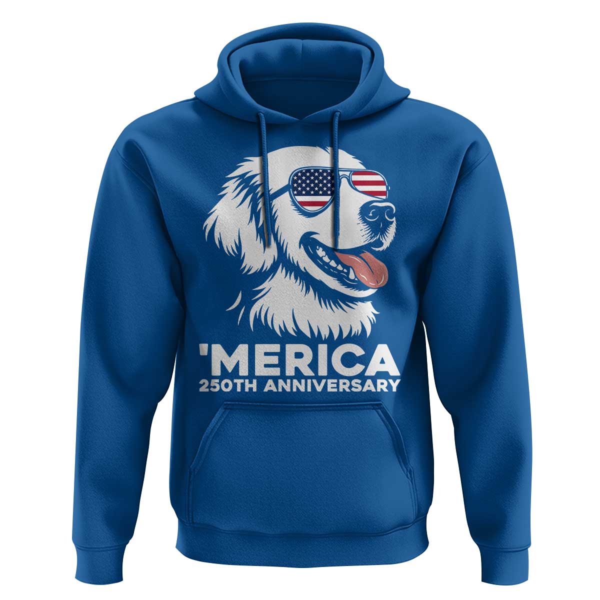 Merica Golden Retriever Lover Hoodie 250th Anniversary Gift