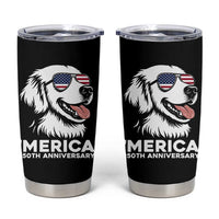 Merica Golden Retriever Lover Tumbler Cup 250th Anniversary Gift