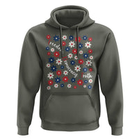 Freedom Democracy Truth Hoodie Patriotic Floral