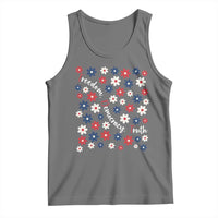 Freedom Democracy Truth Tank Top Patriotic Floral