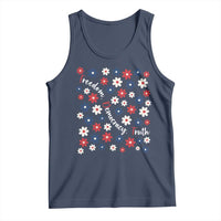 Freedom Democracy Truth Tank Top Patriotic Floral