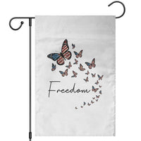 Butterfly Of Freedom American Pride Garden Flag