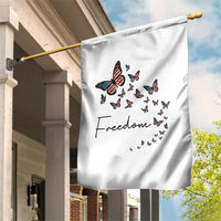 Butterfly Of Freedom American Pride Garden Flag