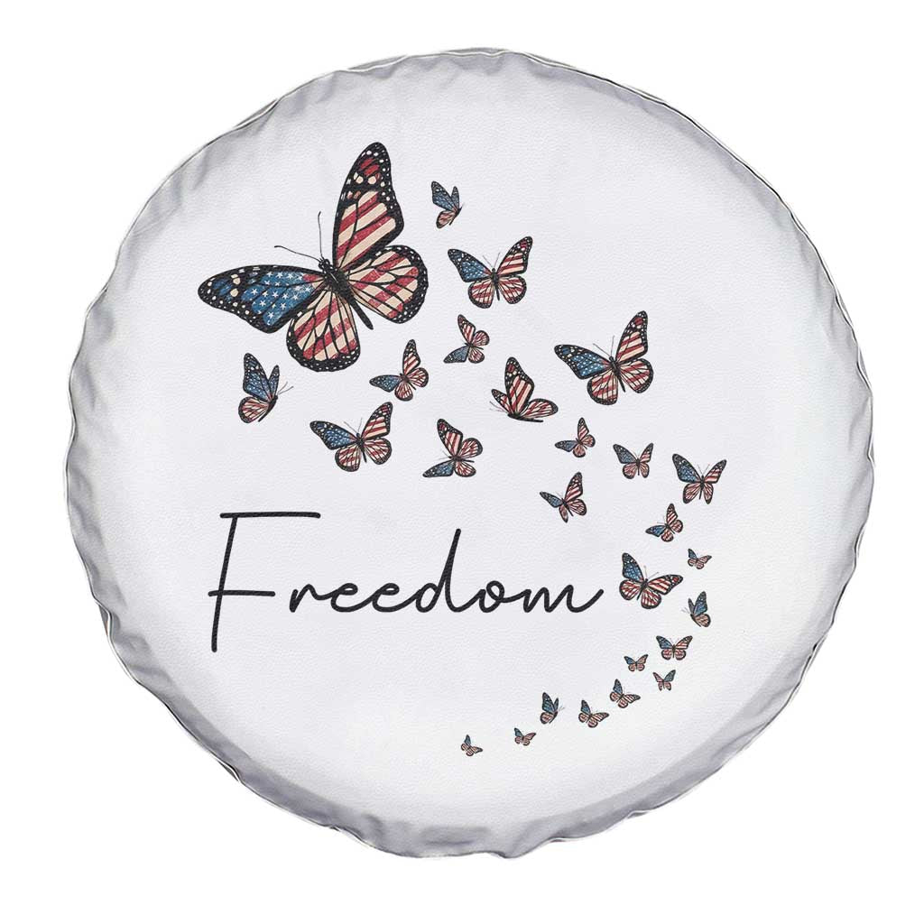 Butterfly Of Freedom American Pride Spare Tire Cover
