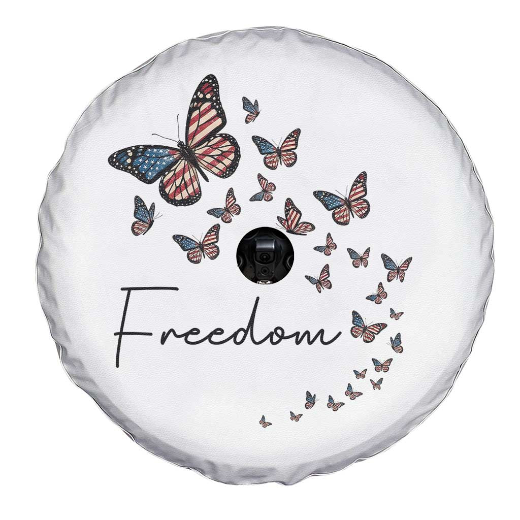 Butterfly Of Freedom American Pride Spare Tire Cover