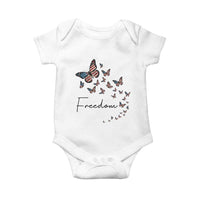 Butterfly Of Freedom American Pride Baby Onesie