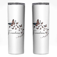 Butterfly Of Freedom American Pride Skinny Tumbler
