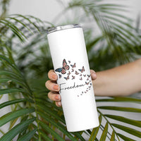 Butterfly Of Freedom American Pride Skinny Tumbler