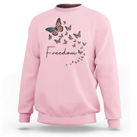Butterfly Of Freedom American Pride Sweatshirt
