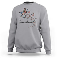 Butterfly Of Freedom American Pride Sweatshirt