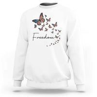 Butterfly Of Freedom American Pride Sweatshirt