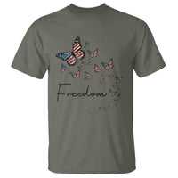 Butterfly Of Freedom American Pride T Shirt
