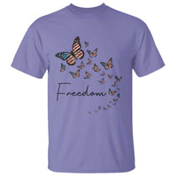 Butterfly Of Freedom American Pride T Shirt