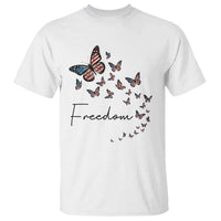 Butterfly Of Freedom American Pride T Shirt