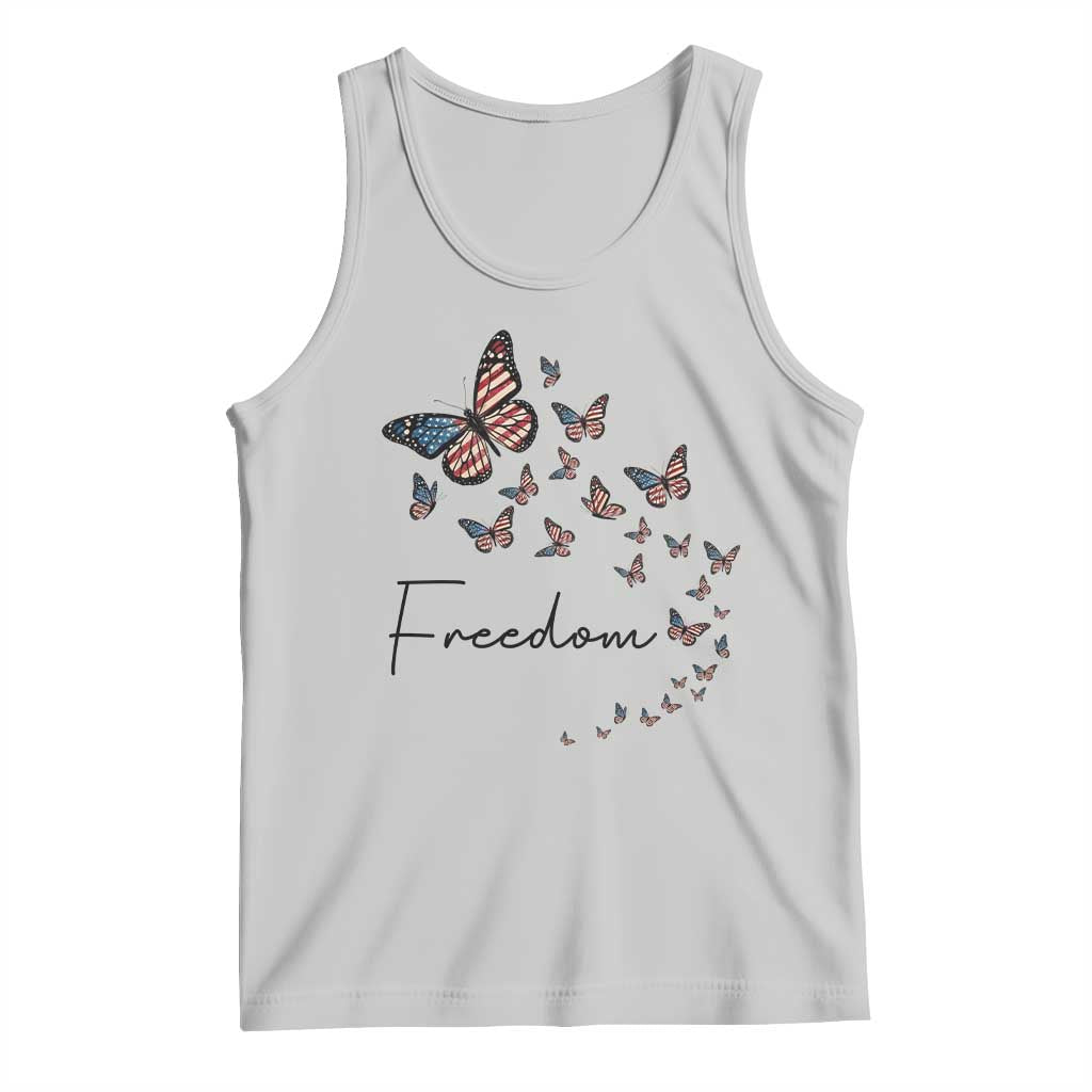 Butterfly Of Freedom American Pride Tank Top