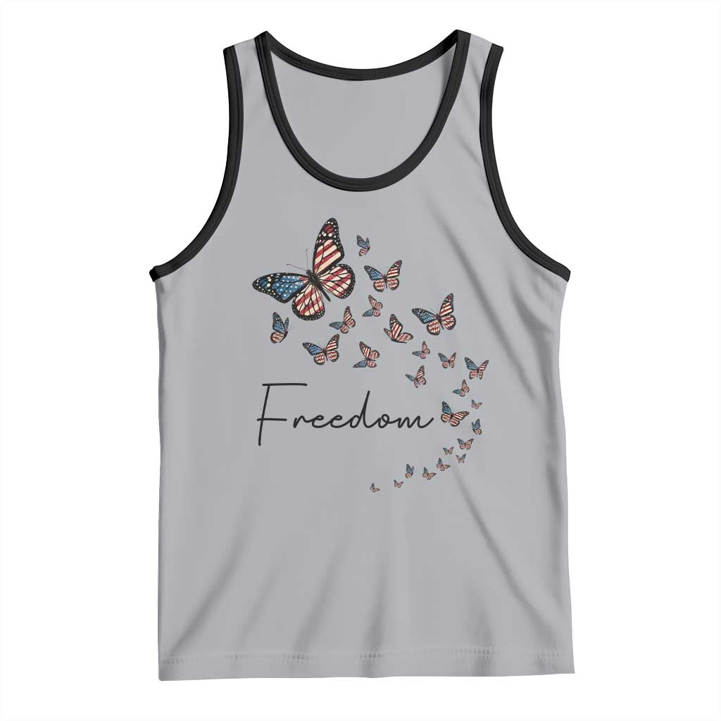 Butterfly Of Freedom American Pride Tank Top