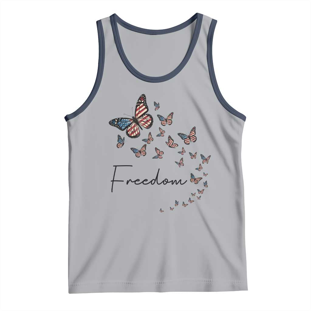 Butterfly Of Freedom American Pride Tank Top
