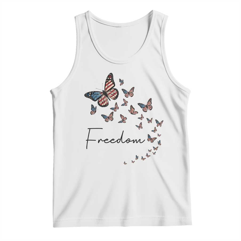 Butterfly Of Freedom American Pride Tank Top