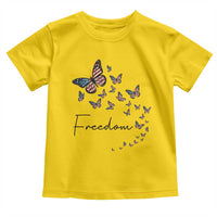 Butterfly Of Freedom American Pride Toddler T Shirt