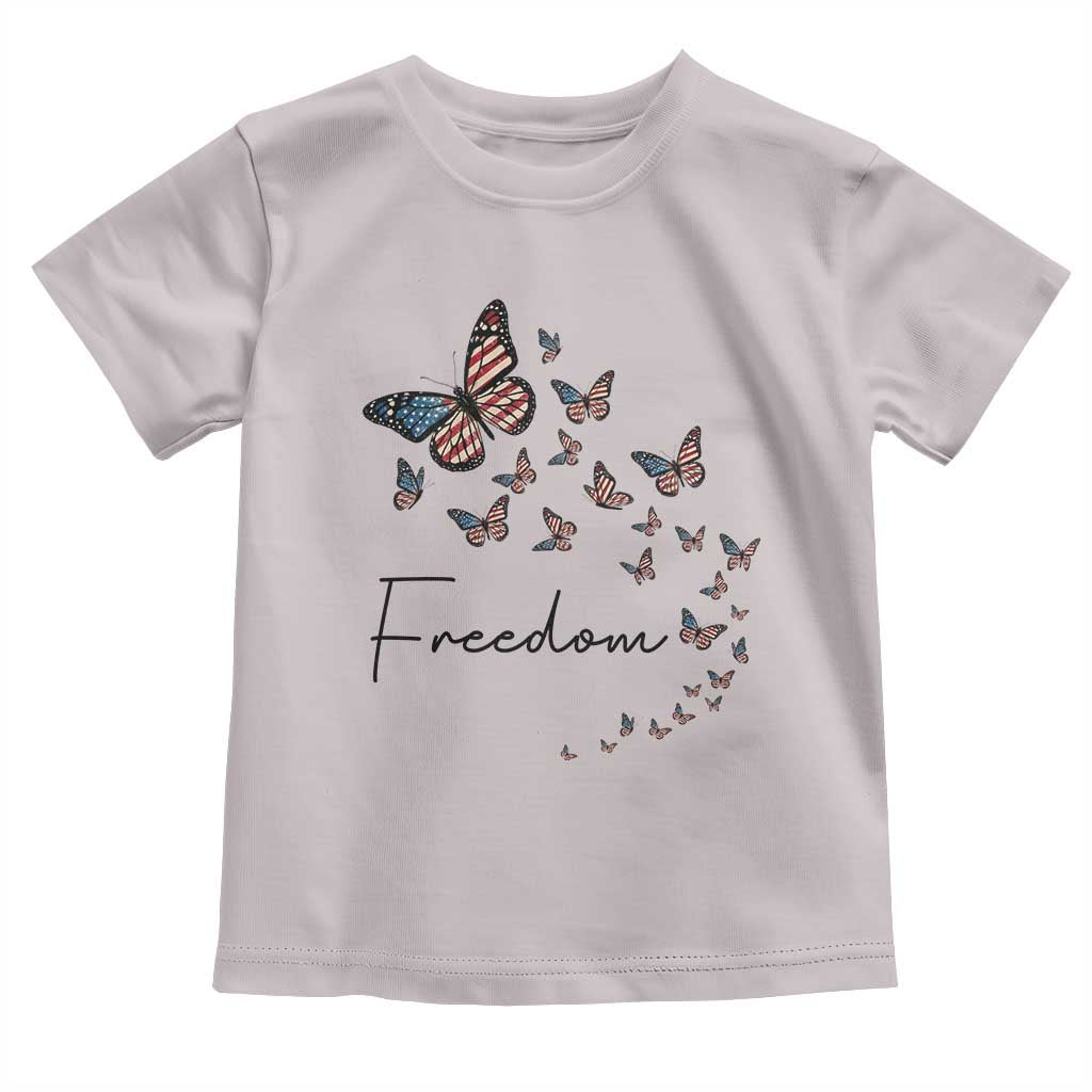 Butterfly Of Freedom American Pride Toddler T Shirt