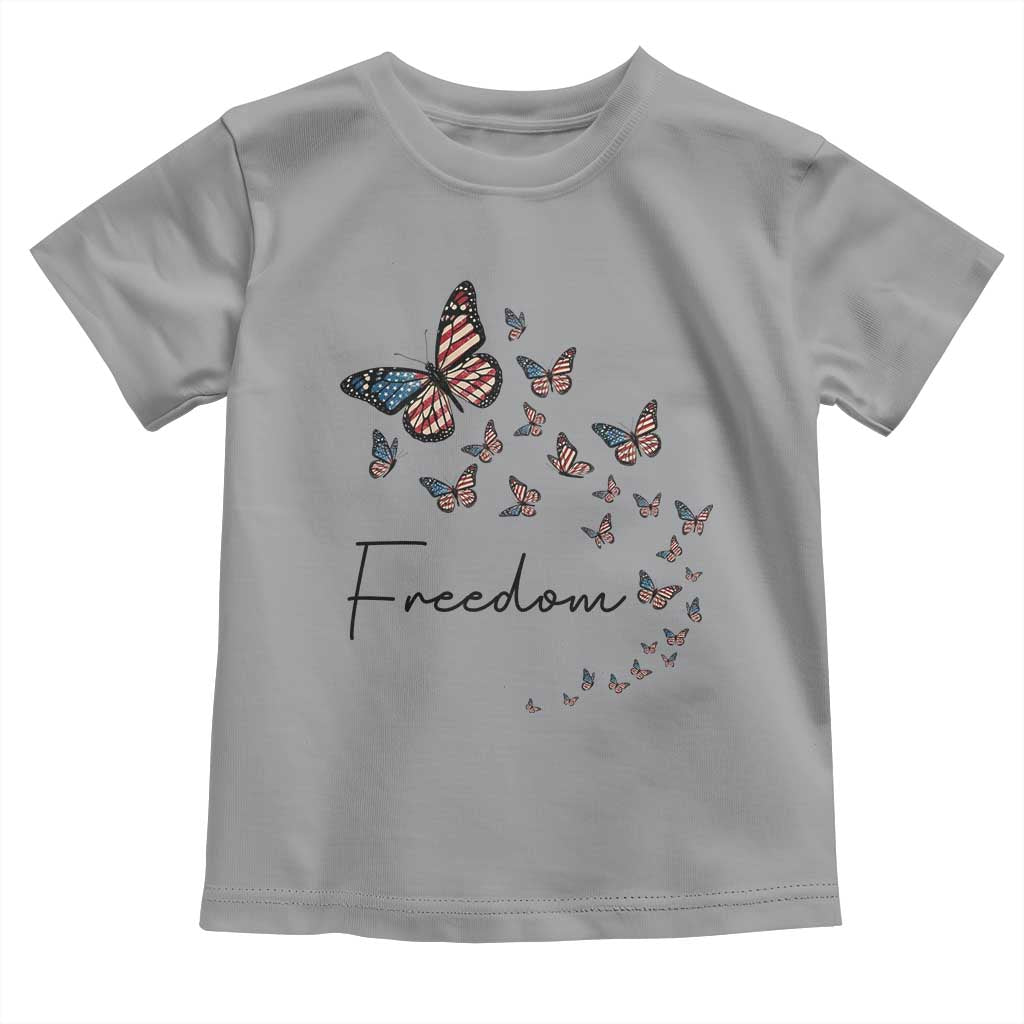 Butterfly Of Freedom American Pride Toddler T Shirt