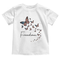 Butterfly Of Freedom American Pride Toddler T Shirt