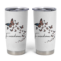 Butterfly Of Freedom American Pride Tumbler Cup